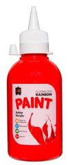 Rainbow Paint 250ml Fluoro Scarlet 9314289001919