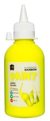 Rainbow Paint 250ml Fluoro Yellow 9314289001926