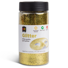 Glitter Jar 200g Gold 9314289030889