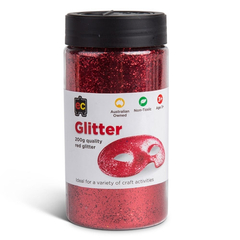Glitter Jar 200g Red 9314289030896