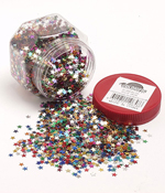 Glitter Stars Assorted colours 100g (Assorted Colours, 100g) 9314812106586