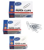 Paper Clips Metal 33mm Box Of 100 5702238691009