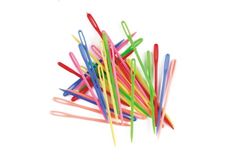 Plastic Needle 32pcs 75mm Long Multi Coloured 9314289014124