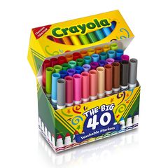 Felt Pens Broad Pk 40 Crayola The Big 40 Markers (40 Colours)