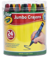 Crayons Jumbo Pk 24 Crayola My First14x101mm