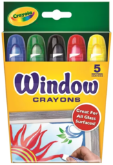Crayons Window Pk 12 Crayola Washable Twistable