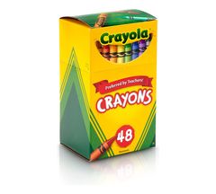Crayons Large Pk 48 Crayola School 11x101mm Deskpack 6 x 8 Colours