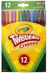 Crayons Wind Up Pk 12 Crayola Twistable