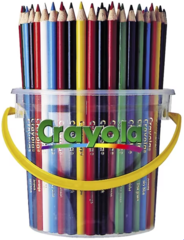 Colour Pencils Pk 48 Crayola Round 3.3mm Leads Deskpack 4 x 12 Colours