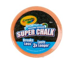 Crayola Super Chalk Pucks (Per Stick) Durable Outdoor Sidewalk Chalk