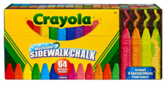 Sidewalk Chalk Pk 64 Crayola