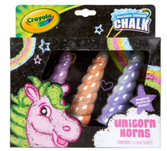 Sidewalk Chalk Pk 3 Crayola Magical Unicorn Horns