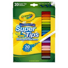 Crayola Super Tips Coloured Markers 20 Pack