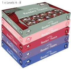 Decodable Readers - Act It Out Readers Theatre Complete Bundle Level 4-8 - 3 X 50 Scripts
