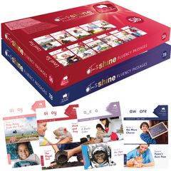 Decodable Readers - Time To Shine Fluency Passages Complete Level 5 - 8 Bundle