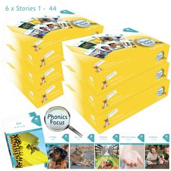 Decodable Readers - Extended Code Phonics Focus Facts - Guided Reading Set - 6 X 44 Titles