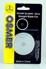 Cutter Blade Rotary Wheel 45mm Straight Pk 3 Osmer Suits  RC45 9313023134500