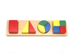 Wooden Shape And Fraction Puzzle 6901383061333