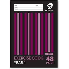 EXERCISE BOOK A4 48 PAGE YEAR 1 QLD OLYMPIC EY14 9310353004008