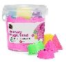 Sensory Magic Sand 600g Pink with moulds 9314289008604