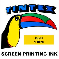 Screen Printing Ink 1L Gold Tintex 9316960602088