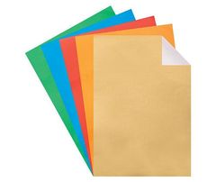 ALUMINIUM EMBOSSING FOIL A4 10S  COLOURED