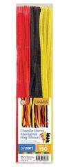 Zart Chenille Stems Aboriginal Flag 150s 9331866030735