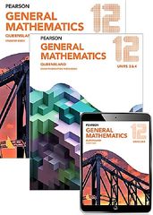 Pearson General Mathematics Queensland 12 Exam Preparation Workbook, Student Book 