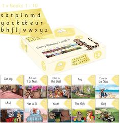 Decodable Readers - Early Readers Level 2 - Individual Set Of 10 Titles