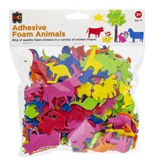 Adhesive Foam Animals 60g Variety of Animal Shape 9314289033064