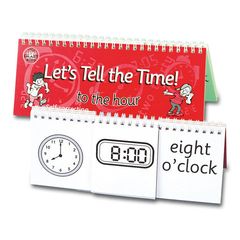 Flip Book - Lets tell the time to the half and quarter hour