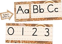 Country Connections - Alphabet Line Bulletin Board Set