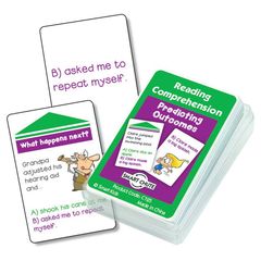 	Smart Chute Cards - Predicting Outcomes - Reading Comprehension