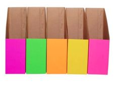 Magazine Box - Pack Of 5 - Fluoro Colours