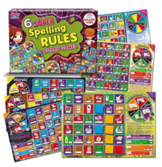 6 Super Spelling Rules Board Games 2770000039659