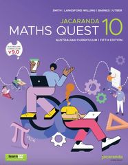 Jacaranda Maths Quest 10 AC 5e learnON + Print