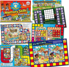 6 Memory Skills Board Games 9421002413093