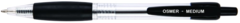 Pen Ballpoint Retractable Medium Black Osmer With Rubber Grip OS81  *Each* 9313023001819