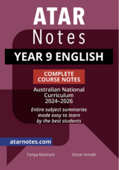 ATAR Notes Year 9 English Complete Course Notes
