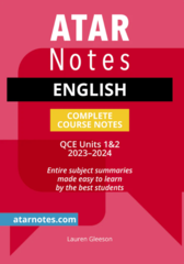 ATAR Notes QCE English 1&2 Notes