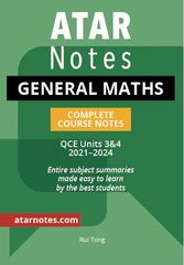 ATAR Notes QCE General Maths 3&4 Complete Course Notes