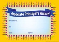 Certificates - Associate Principal Award  - Pk 35 CE341