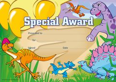 Certificates - Special Award Dinosaurs - Pk 35 CE357
