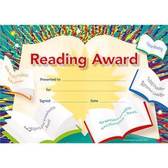 Certificates - Reading Award  - Pk 35 CE377