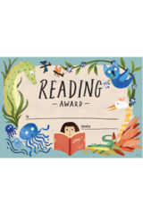 Certificates - Card - Wild Creatures Reading Award - Pack of 20