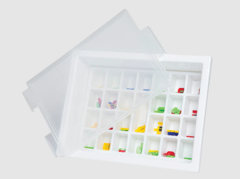 LETTER STORAGE TRAY SET CLEAR