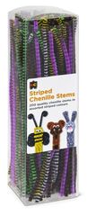 Chenille Stems Striped Asst Cols Packet 200 9314289032746