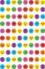 Smiles - Dynamic Dots Stickers (Pack of 800)