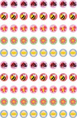  Spring - Dynamic Dots Stickers (Pack of 800)