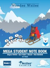 Qld Year 1 Rule Mega Student Notebook (Scrapbook Size) 9314649065858